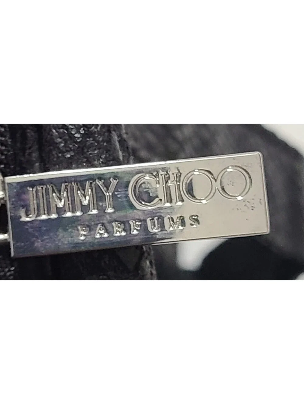 Jimmy Choo Parfums Cosmetic Makeup Case Bag Womens Sz Medium Black Travel Pouch
